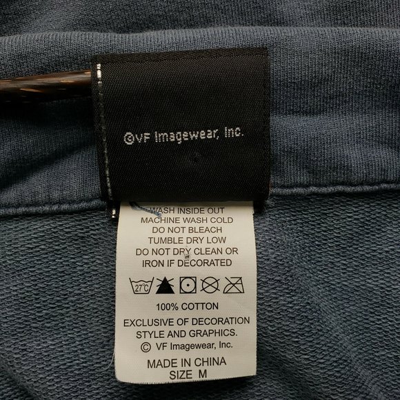 Womens Harley Davidson Black Hill SD Blue Medium Pockets Button Cotton Vest VGC - Picture 10 of 10